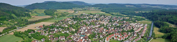 Luftaufnahme von Glattfelden